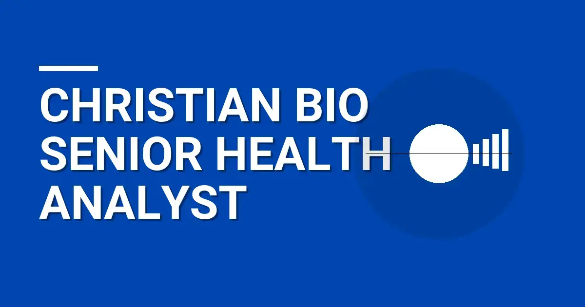 Christian Bio Senior Health Analyst