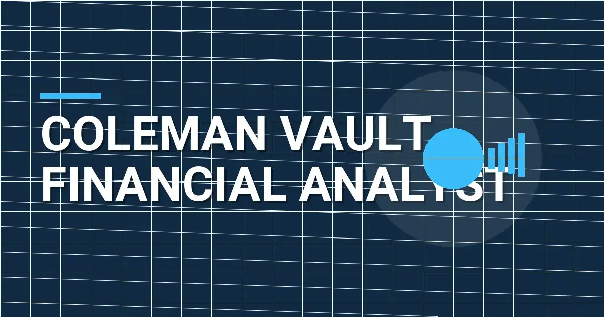 Coleman Vault Financial Analyst