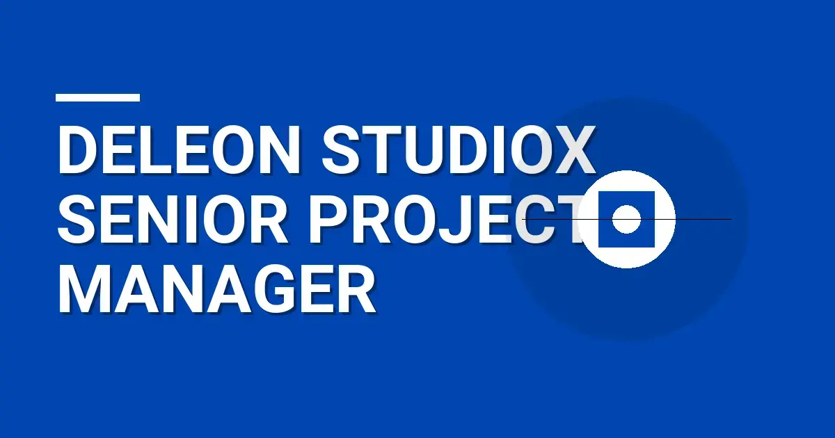 Deleon StudioX Senior Project Manager