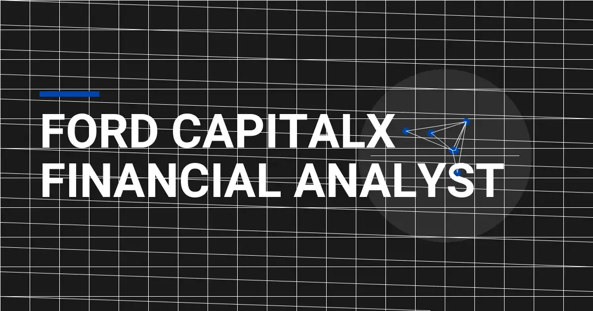 Ford CapitalX Financial Analyst