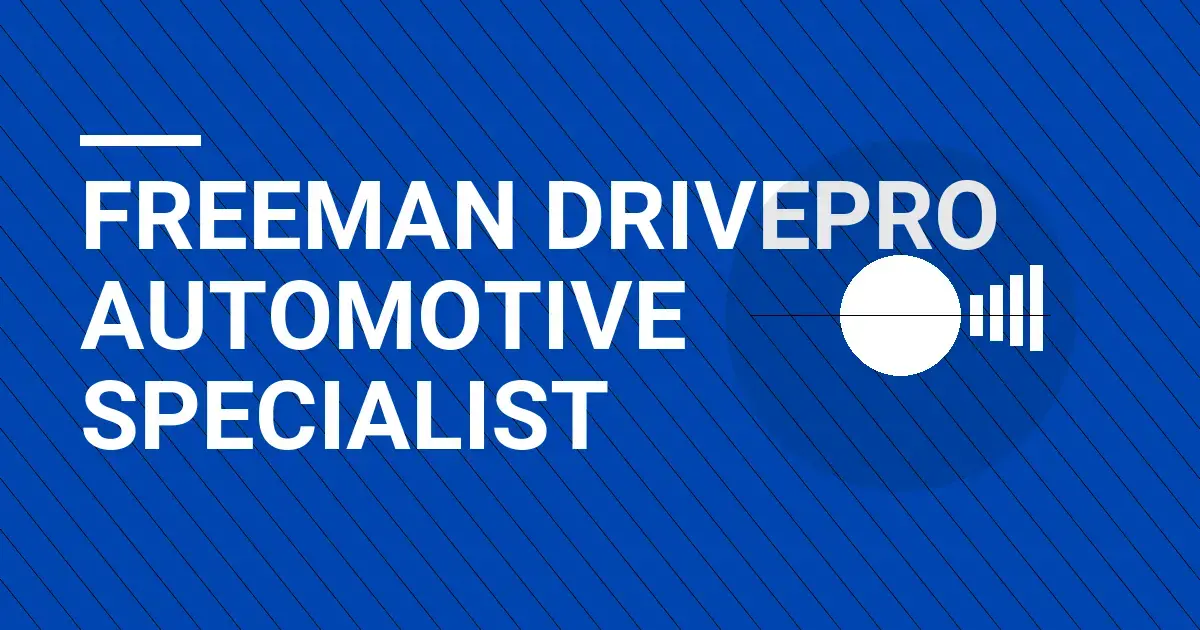 Freeman DrivePro Automotive Specialist