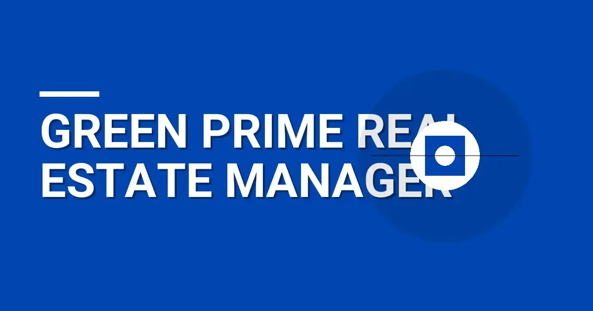 Green Prime Real Estate Manager