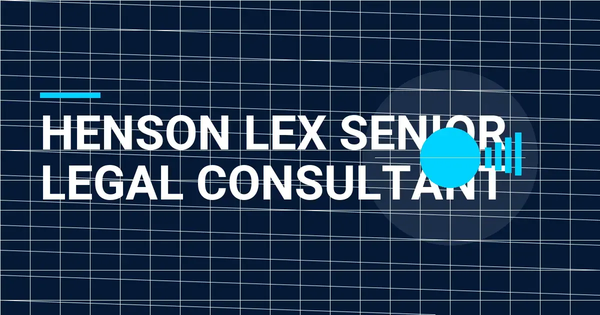 Henson Lex Senior Legal Consultant
