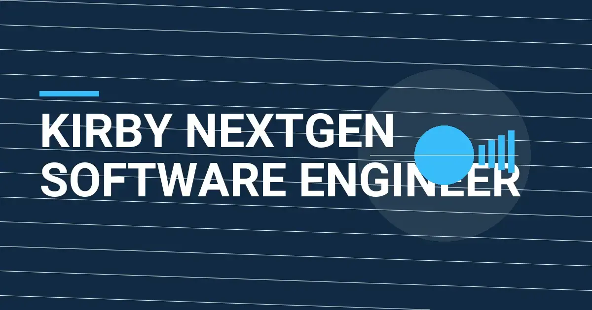 Kirby NextGen Software Engineer