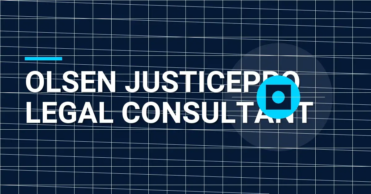 Olsen JusticePro Legal Consultant
