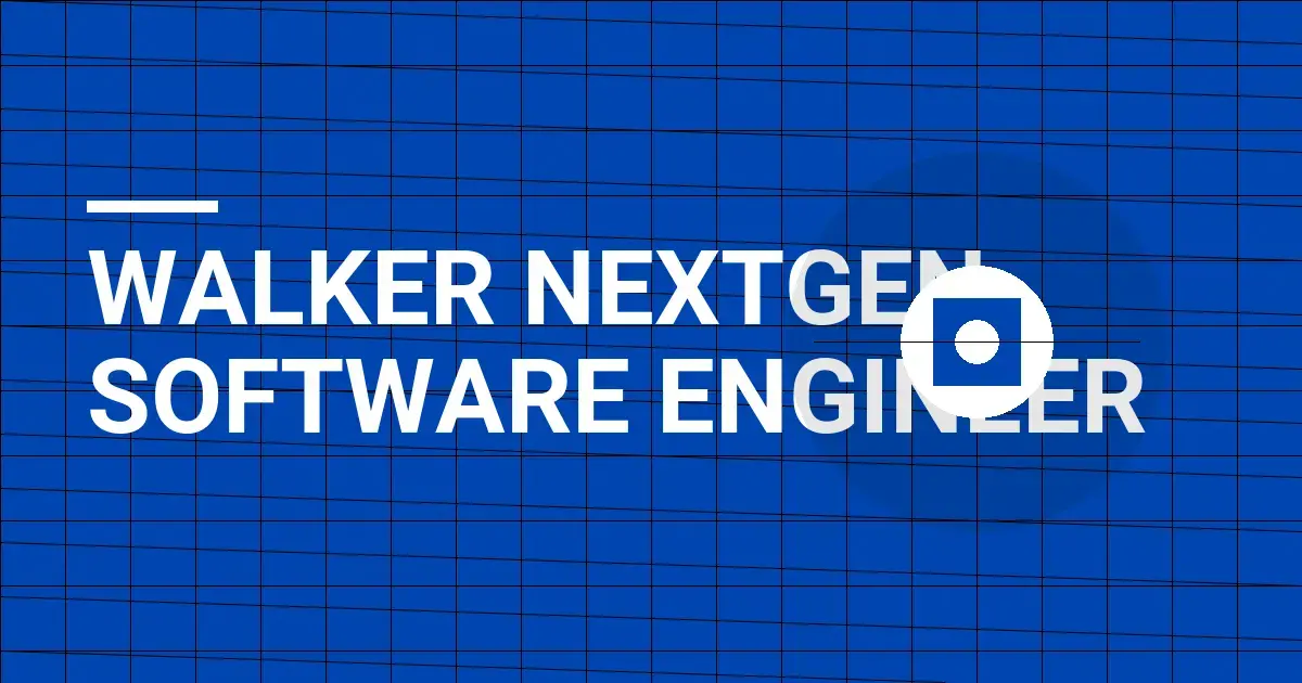 Walker NextGen Software Engineer