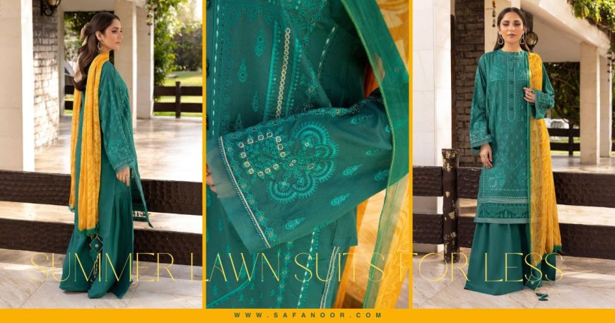 Trending Now: SafaNoor's Premium Unstitched Lawn Sale