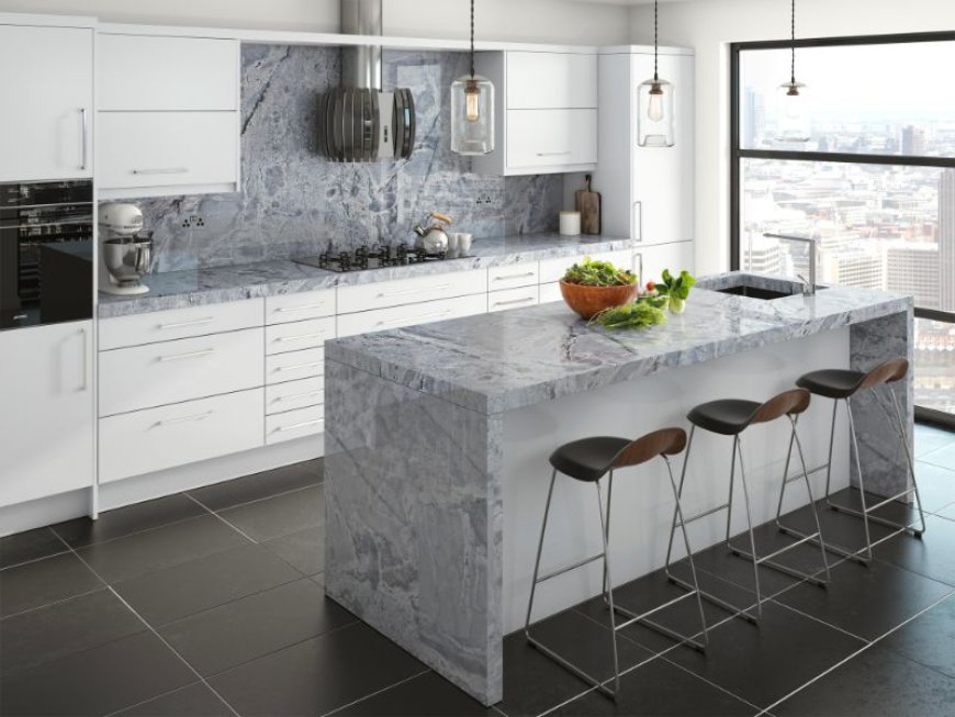 Glam Up Your Kitchen with Exquisite Marble Kitchen Worktops