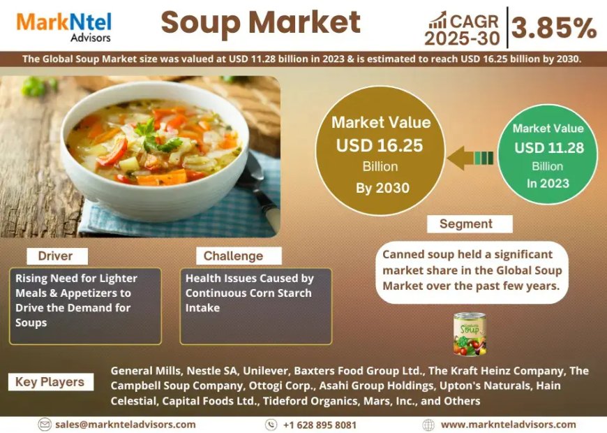 Soup Market on Track for 3.85% CAGR Growth | Demand & Technological Trends